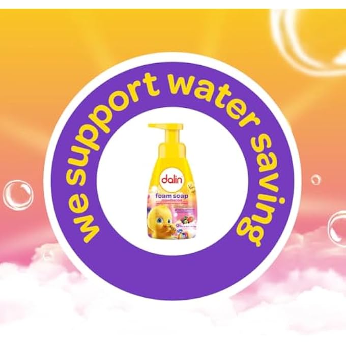 DALIN صابون رغوي بتوت مختلط | غسول يدين للأطفال مضاد للحساسية مع الجلسرين | لطيف ومرطب | 0% كحول، بارابين، صبغة | 200 مل - Image 5